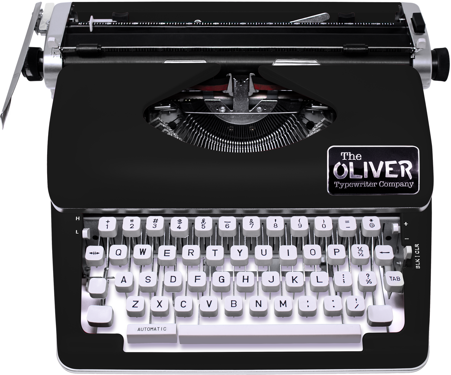 The Oliver Typewriter Company Timeless Manual Typewriter, Black