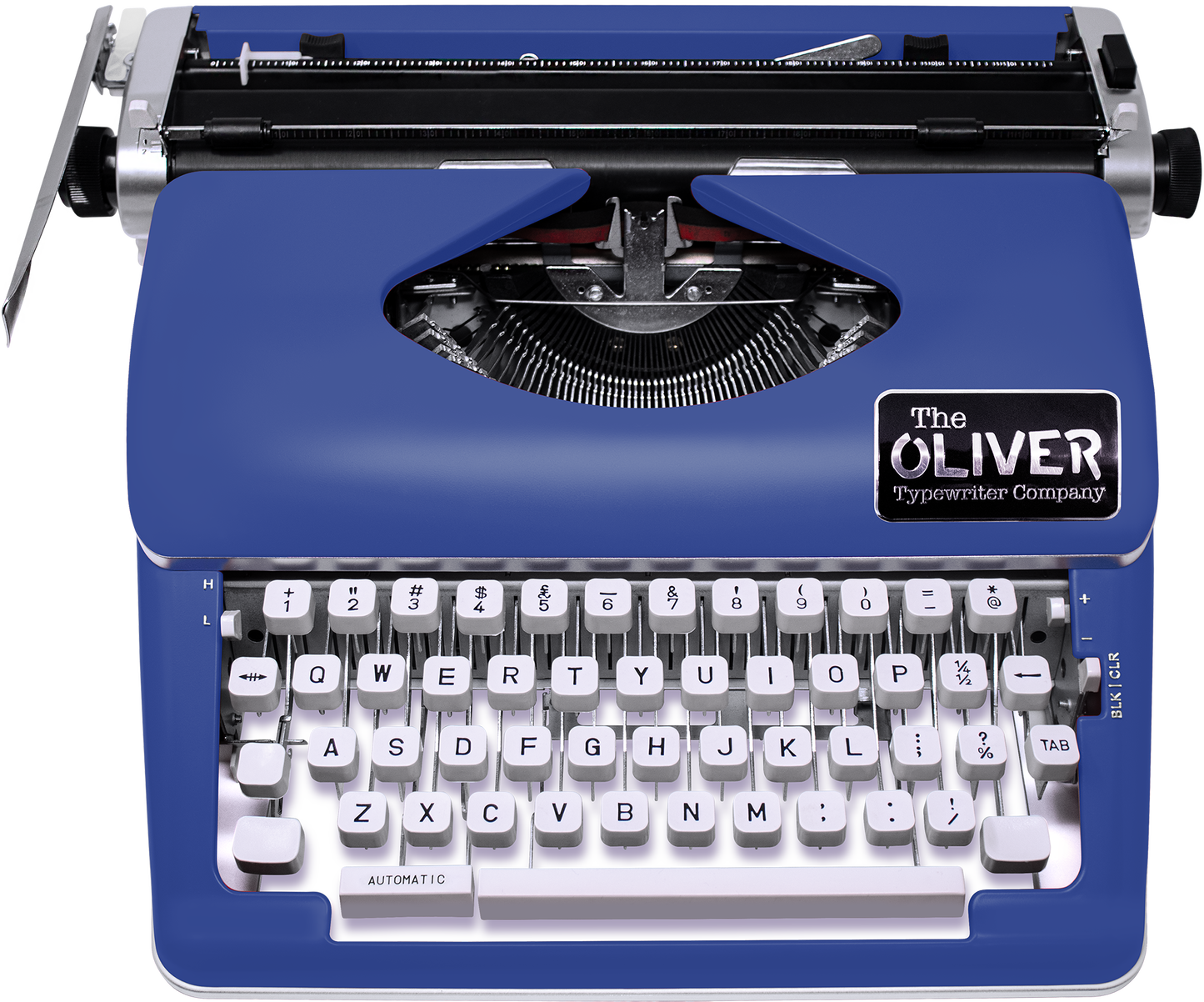 The Oliver Typewriter Company Timeless Manual Typewriter, Blue