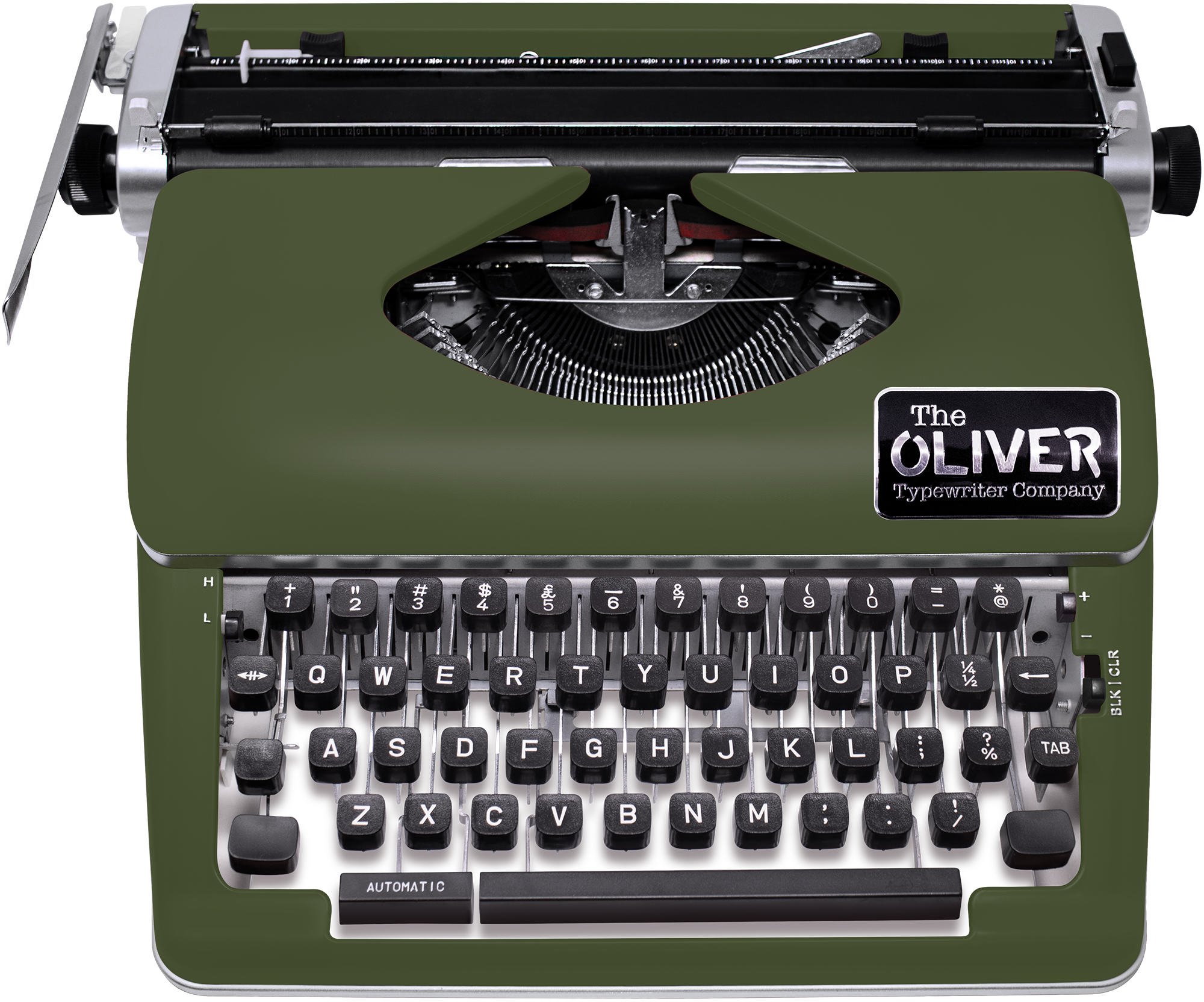 The Oliver Typewriter Company Legacy Manual Typewriter, Olive