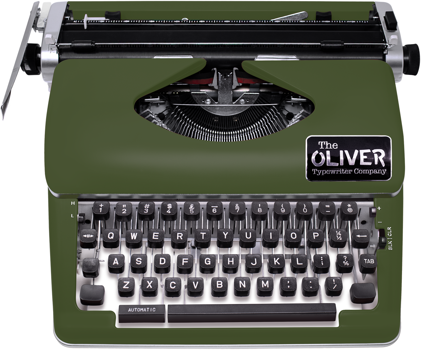 The Oliver Typewriter Company Legacy Manual Typewriter, Olive