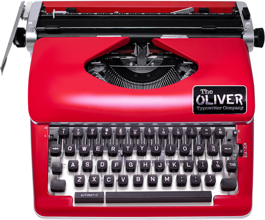 The Oliver Typewriter Company Legacy Manual Typewriter, Red
