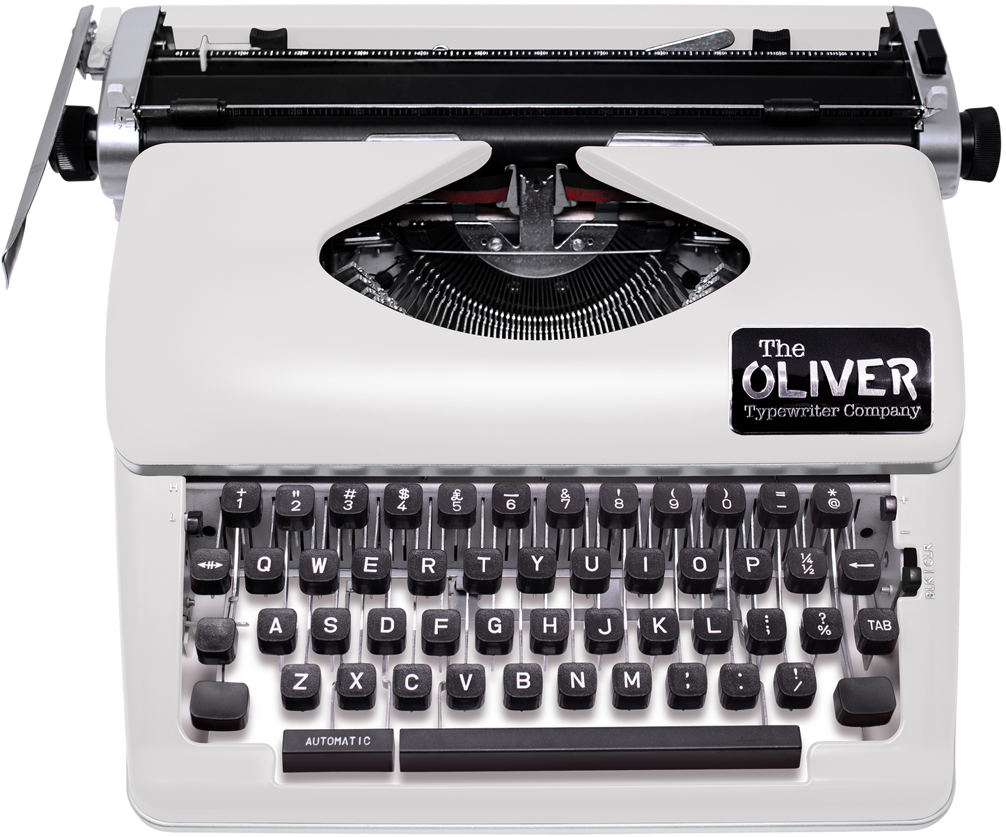 The Oliver Typewriter Company Legacy Manual Typewriter, White