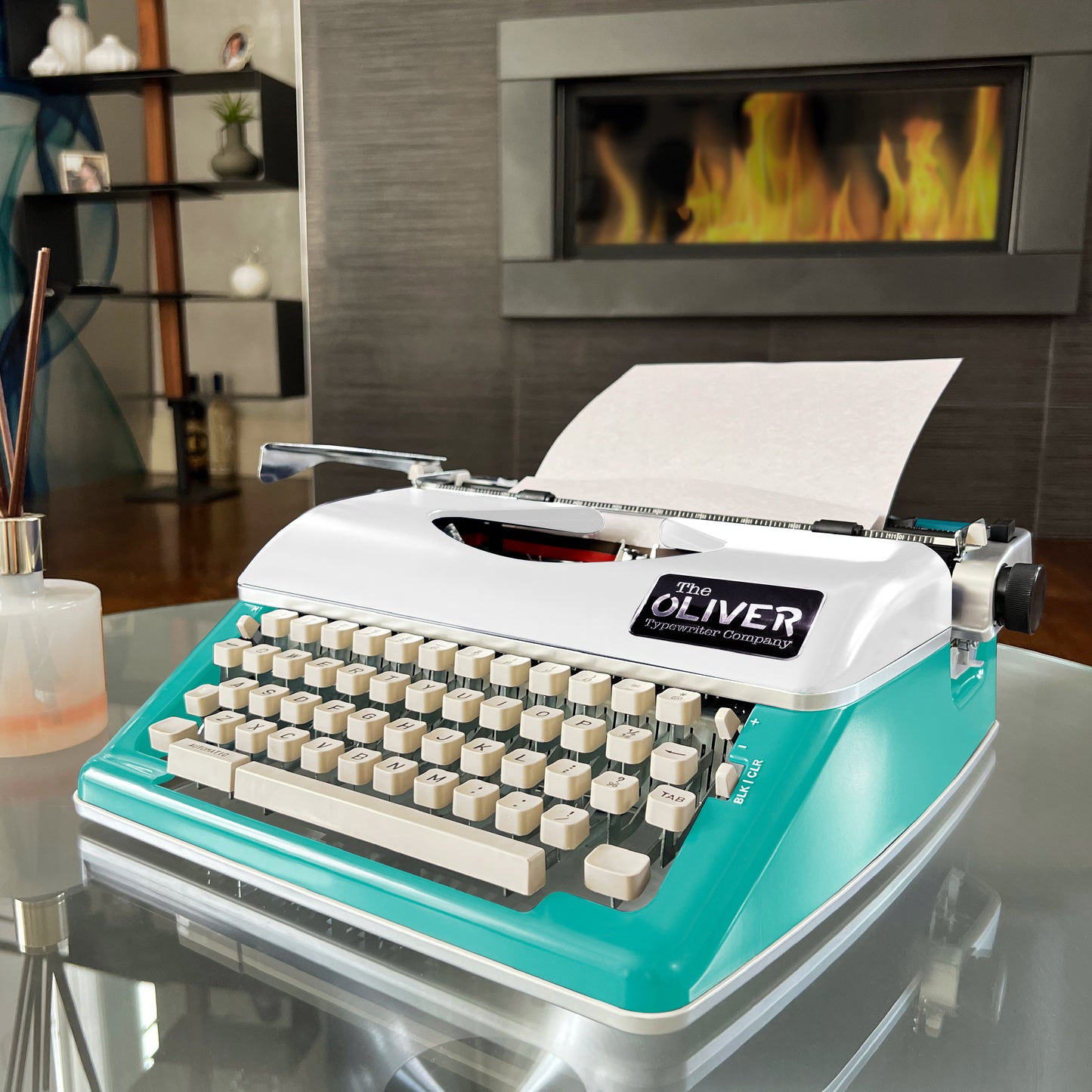 The Oliver Typewriter Company Timeless Manual Typewriter, Retro Design