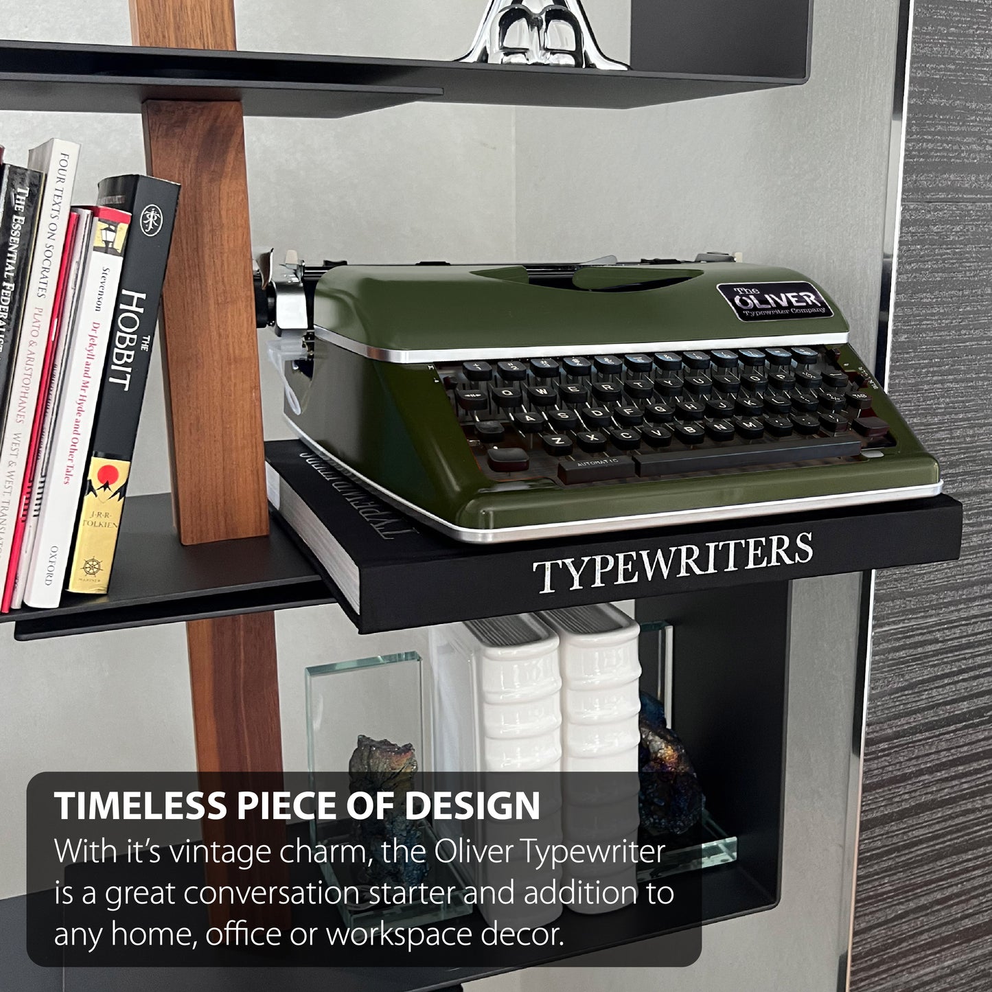 The Oliver Typewriter Company Legacy Manual Typewriter, Olive