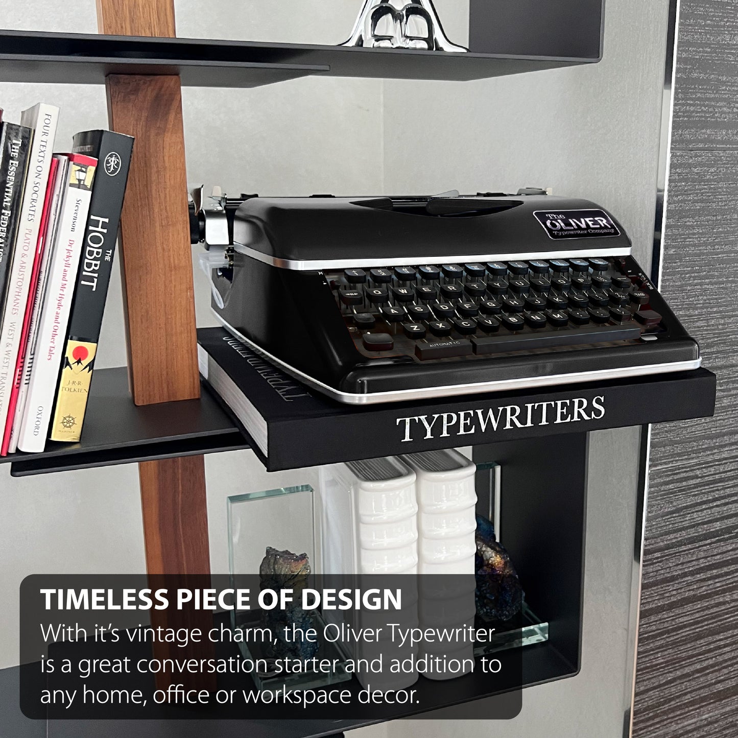 The Oliver Typewriter Company Legacy Manual Typewriter, Black