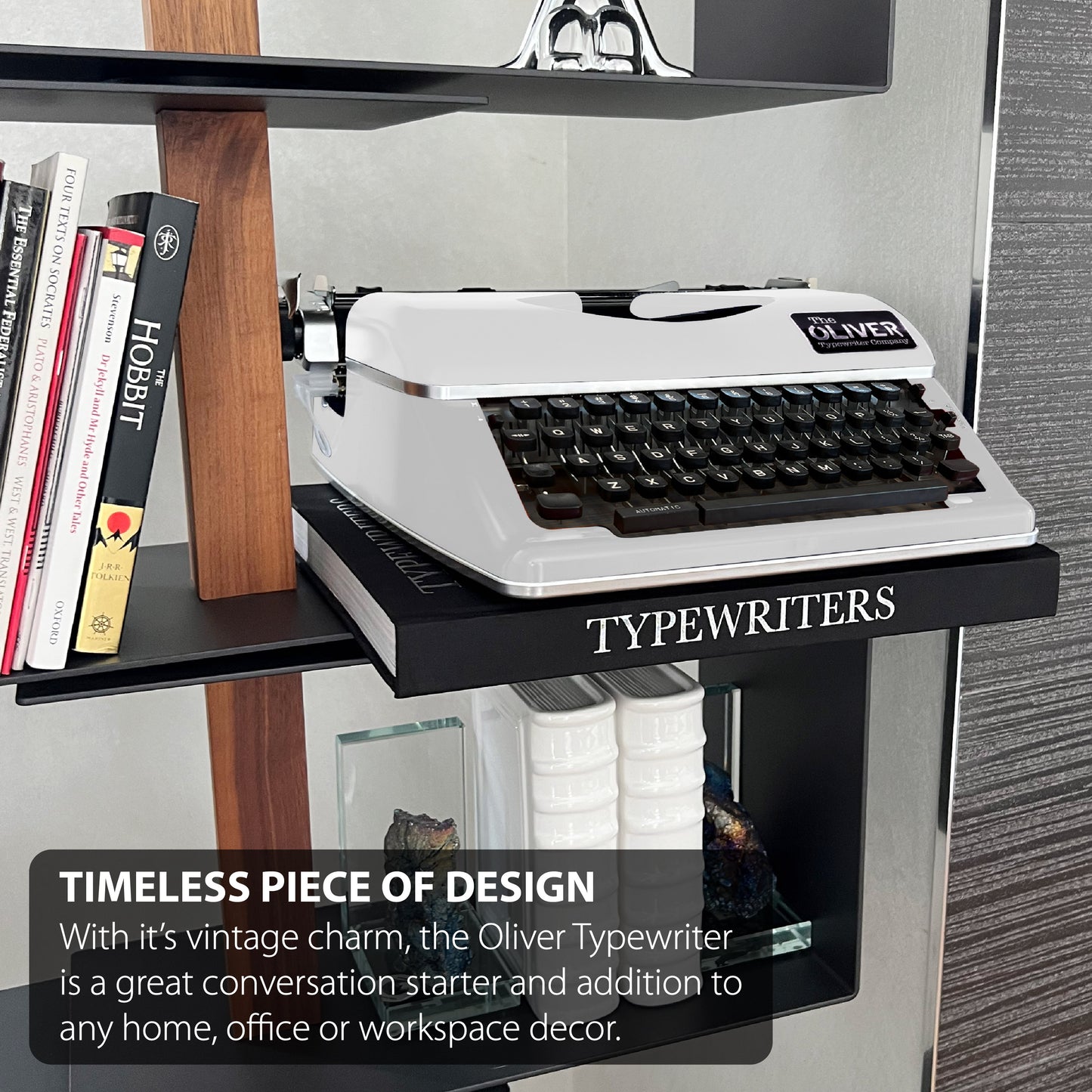 The Oliver Typewriter Company Legacy Manual Typewriter, White