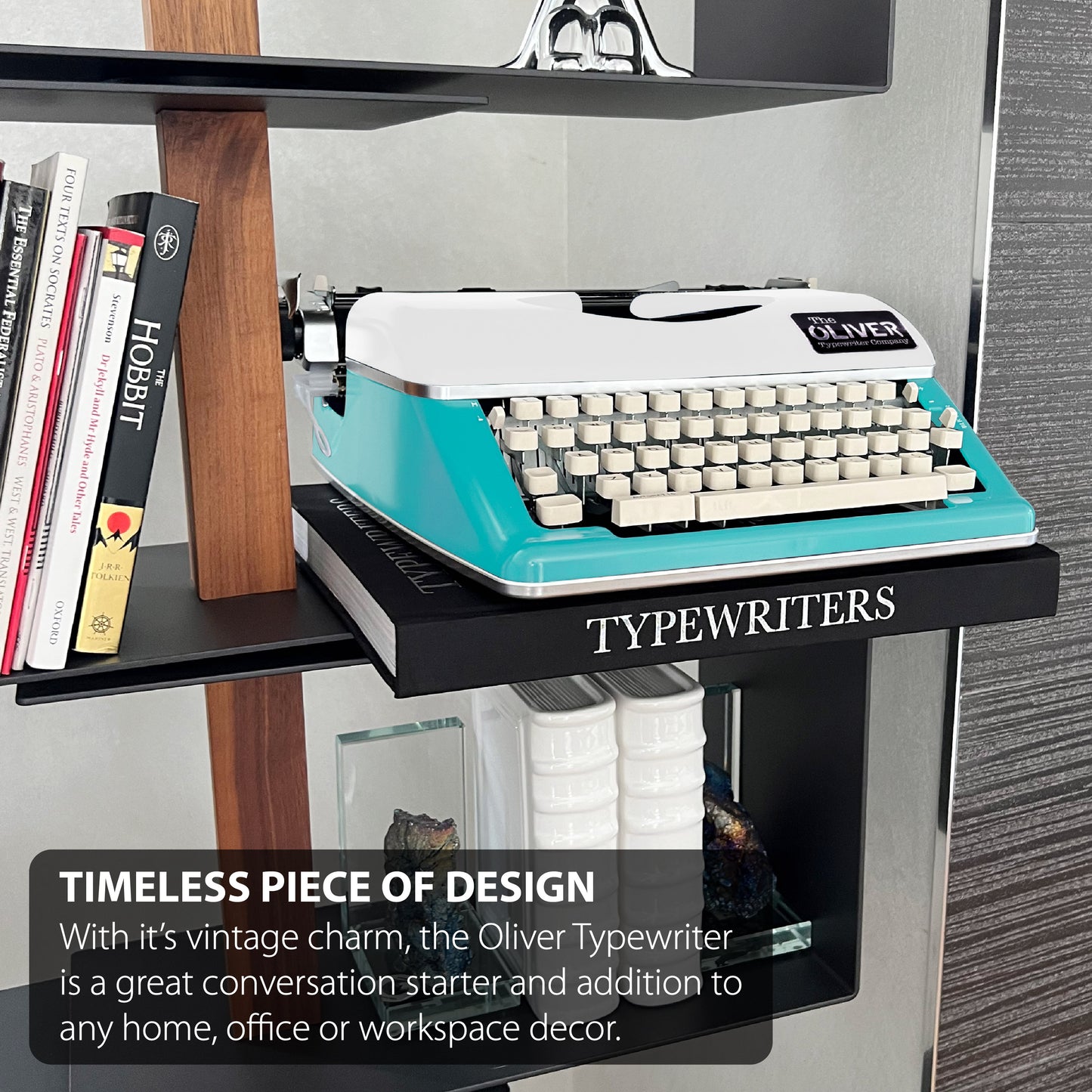 The Oliver Typewriter Company Timeless Manual Typewriter, Retro Design