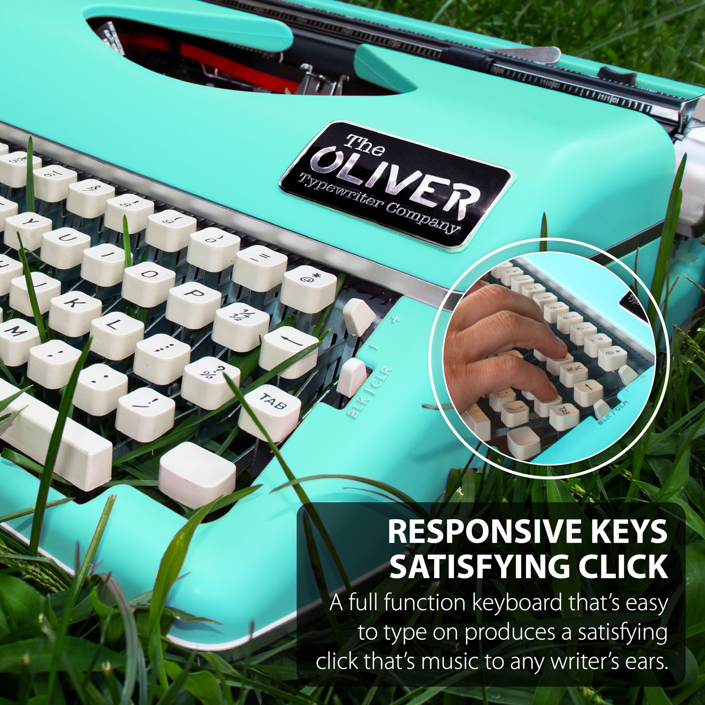 The Oliver Typewriter Company Timeless Manual Typewriter, Mint