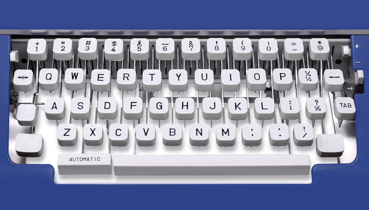 Tim Key Typewriter Timeless Collection by the Oliver Typewriter Company | White Keys ...