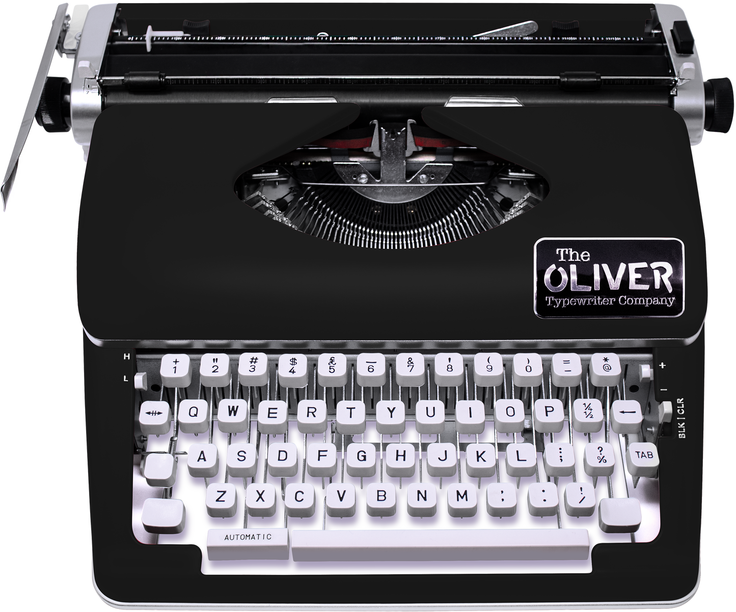 The Oliver Typewriter Company Timeless Manual Typewriter, Black