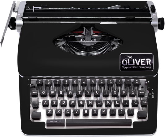 The Oliver Typewriter Company Legacy Manual Typewriter, Black