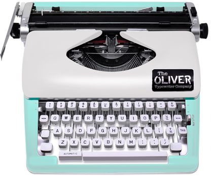 The Oliver Typewriter Company Timeless Manual Typewriter, Retro Design