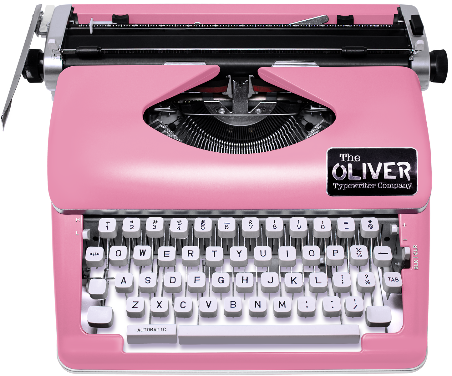The Oliver Typewriter Company Timeless Manual Typewriter, Pink