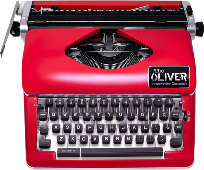 The Oliver Typewriter Company Legacy Manual Typewriter, Red