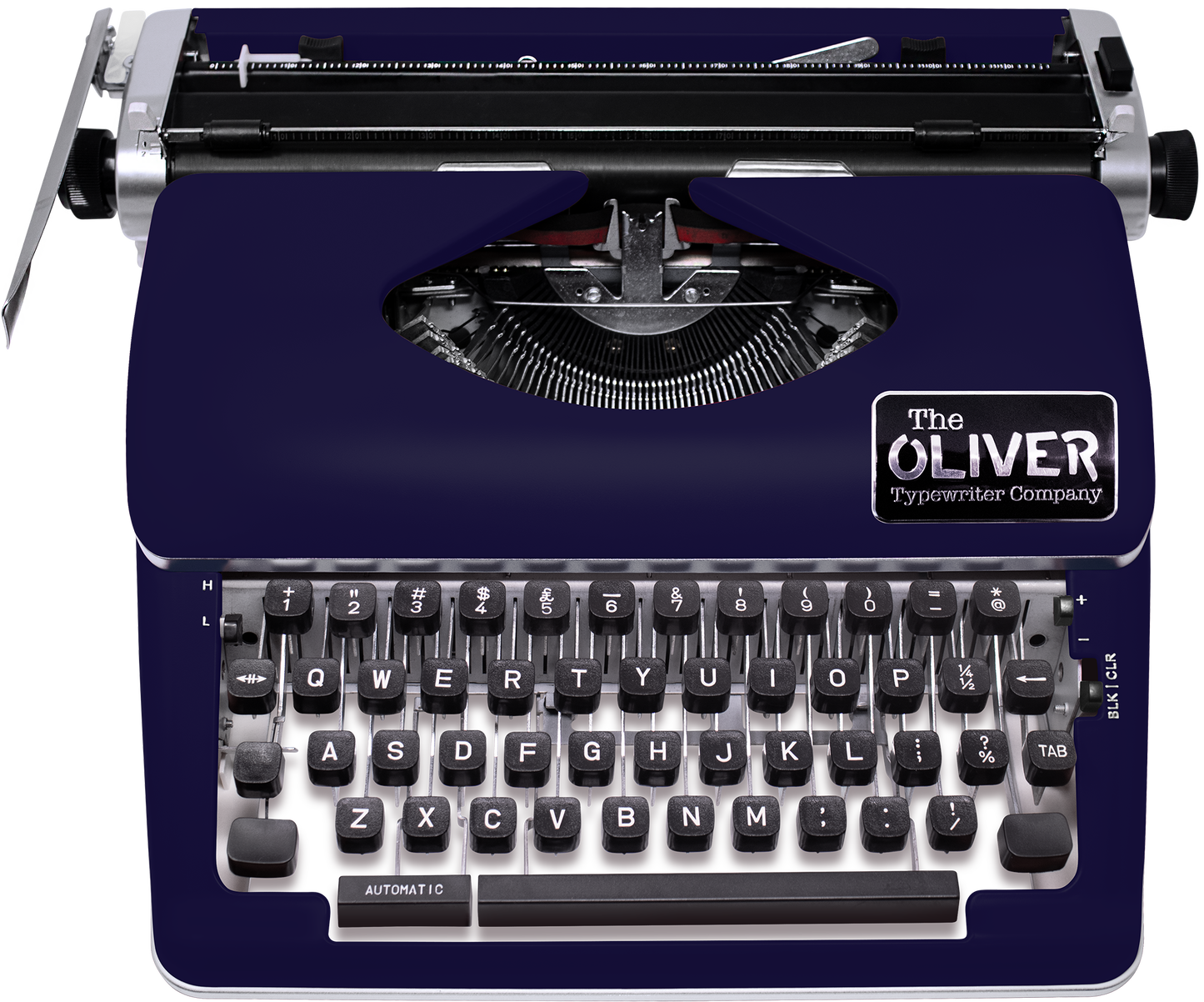 The Oliver Typewriter Company Legacy Manual Typewriter, Royal Blue